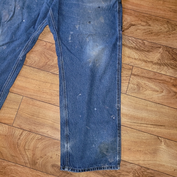 Mens Carhartt 40 x 32 Dungaree fit carpenter jeans - Picture 3 of 12